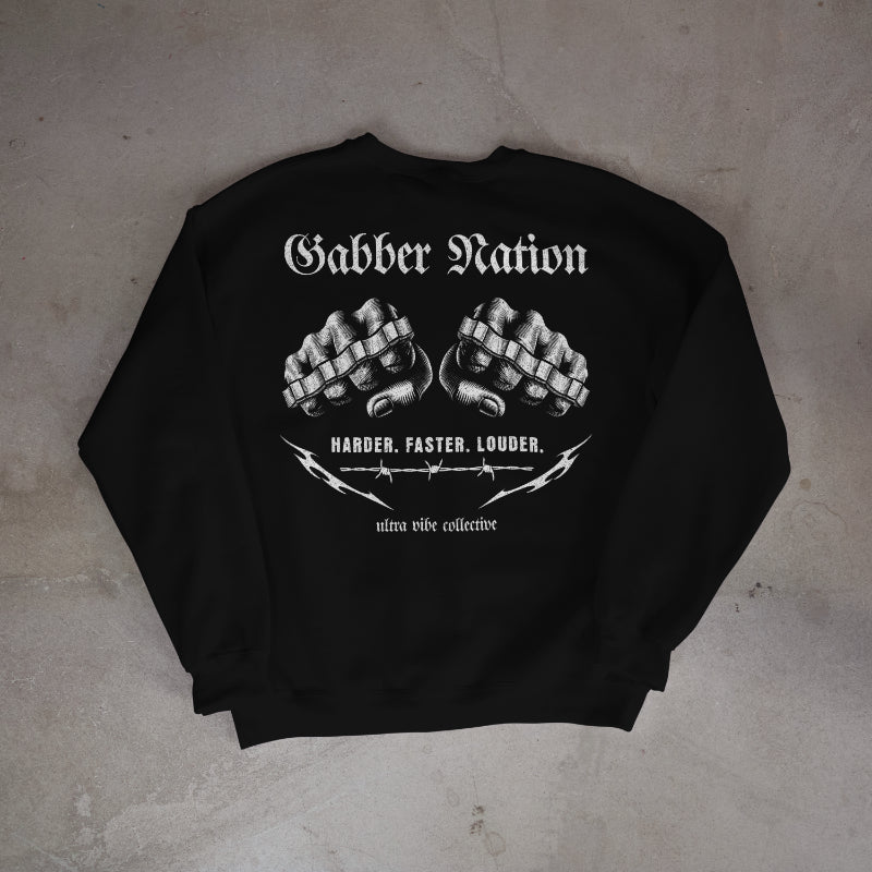 Gabber Nation – Hoodie & Crewneck
