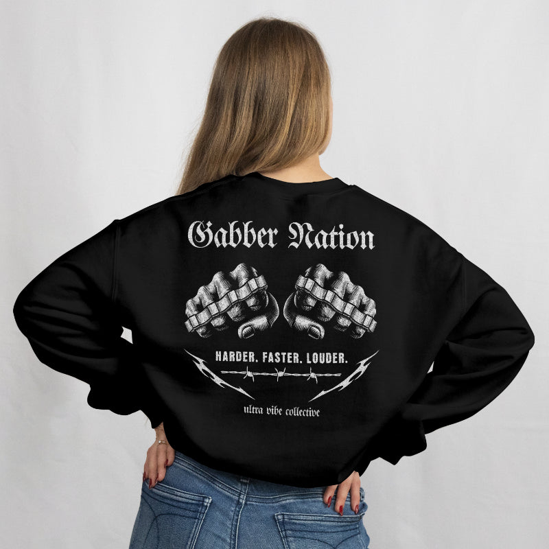 Gabber Nation – Hoodie & Crewneck