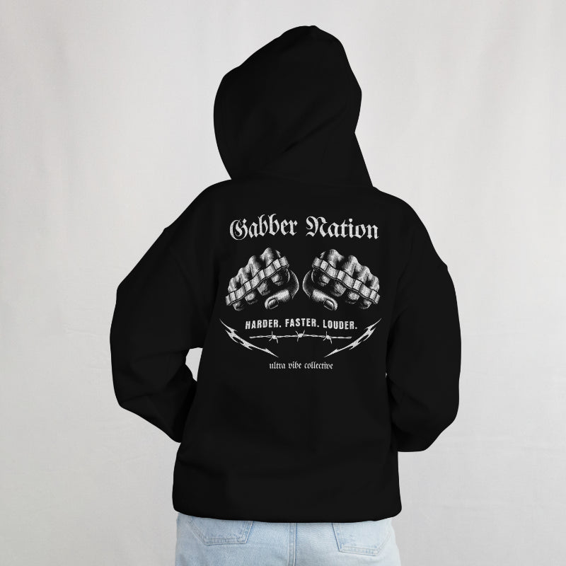 Gabber Nation – Hoodie & Crewneck
