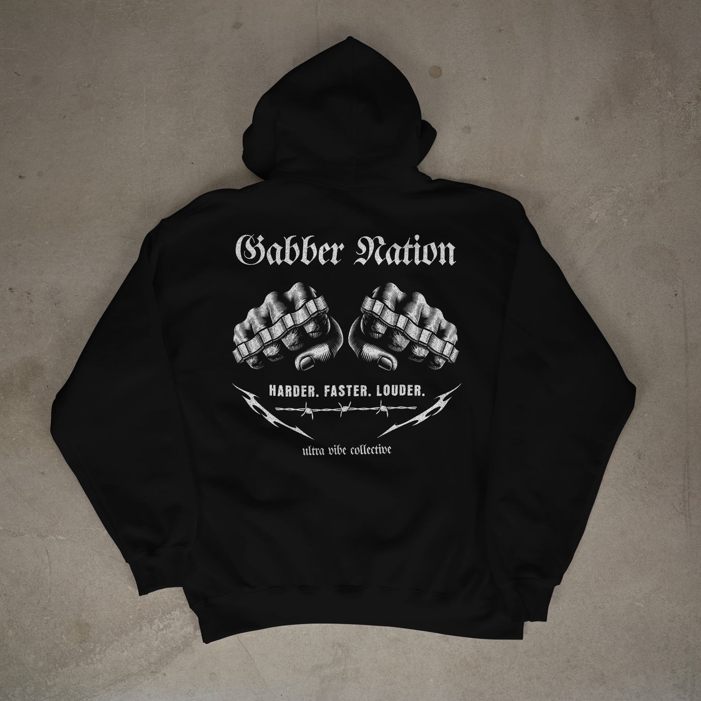 Gabber Nation – Hoodie & Crewneck